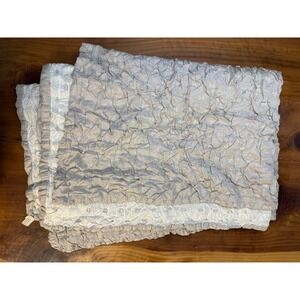 SDH Pouf by the Purists Throw Blanket King Silk Wool 110" x 53"